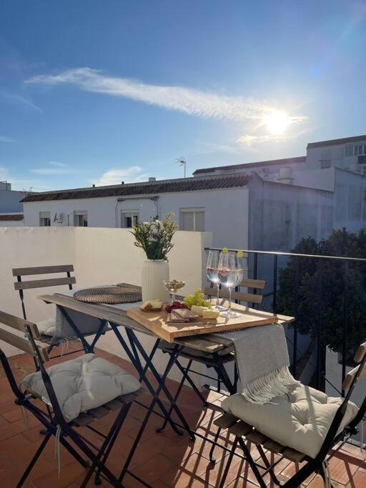 Ferienwohnung Penthouse In Vejer Vejer de la Frontera Exterior foto